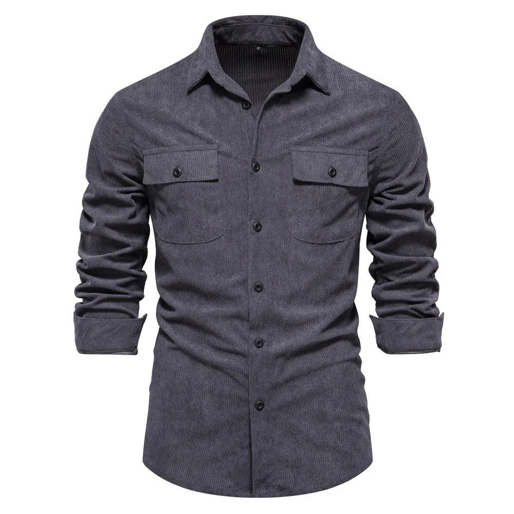 Beeckhoven™ | Corduroy Shirt Met Lange Mouwen