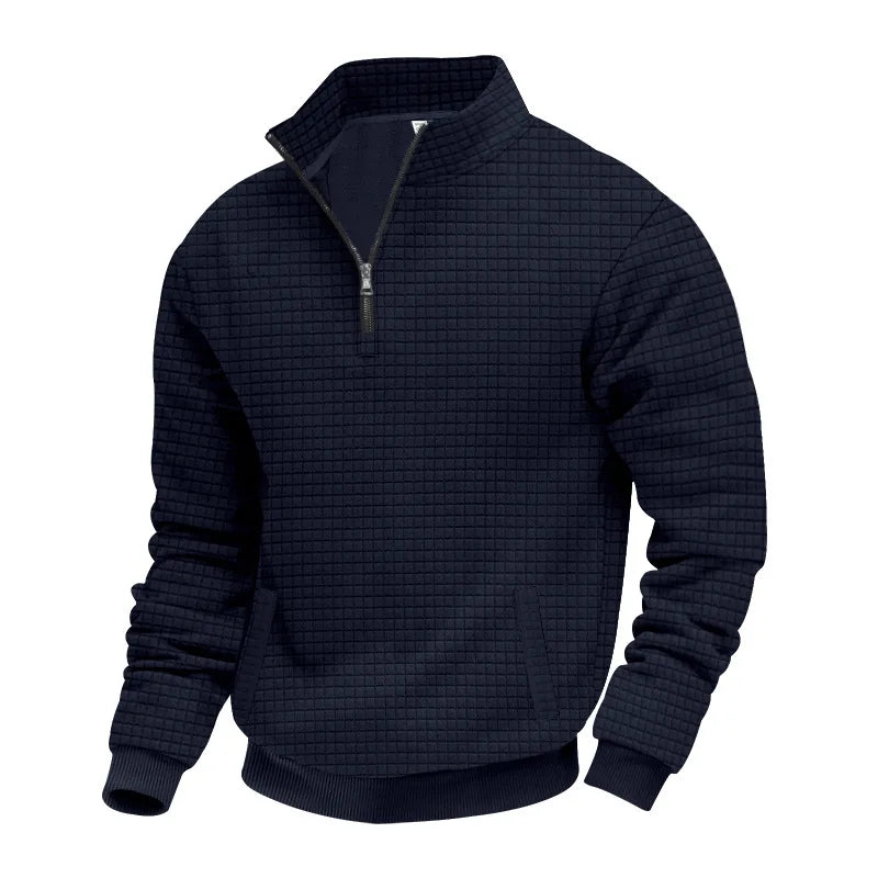 Beeckhoven™ | Mannen Sweatshirt Met Wafelpatroon