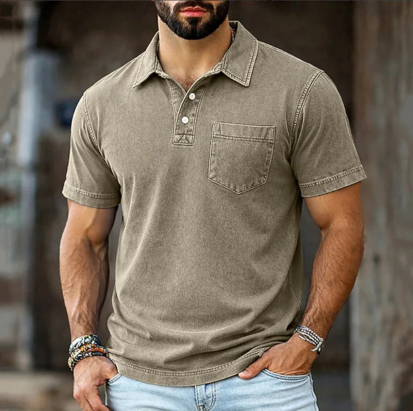 Beeckhoven™ | Vintage Heren Shirt Met Kraag