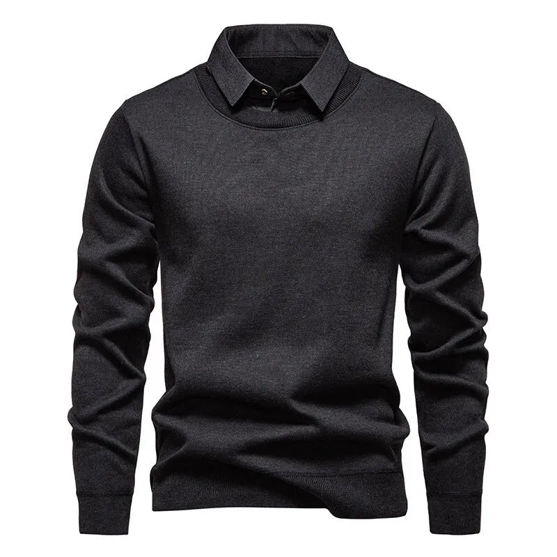 Beeckhoven™ | Casual Trui Met Overhemdkraag