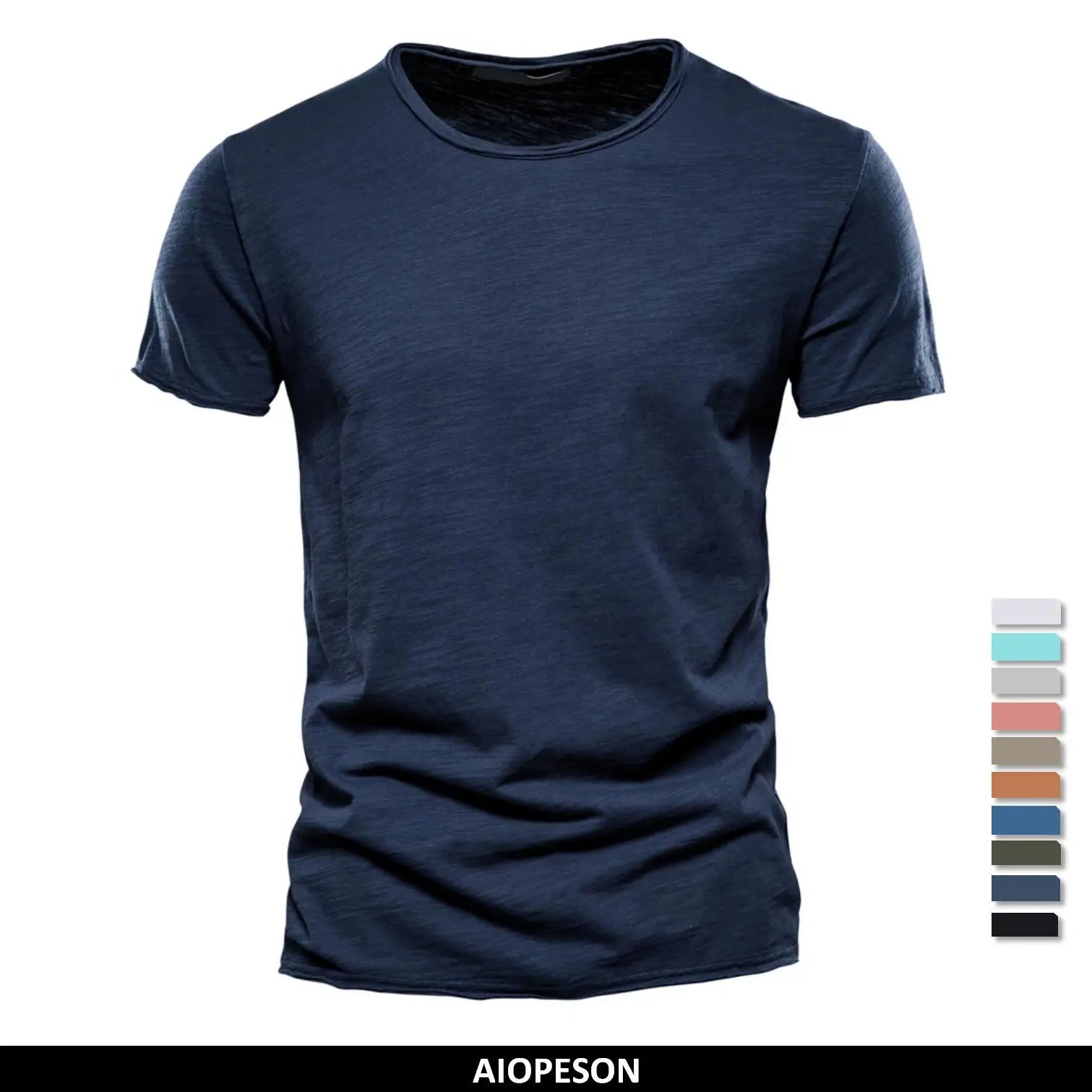 Beeckhoven™ | Katoenen Zomershirt Met Ronde Hals