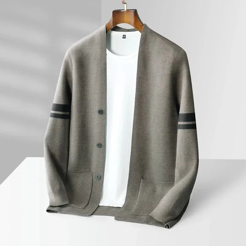 Beeckhoven™ | Premium Gebreide Blazer Met Streepdesign
