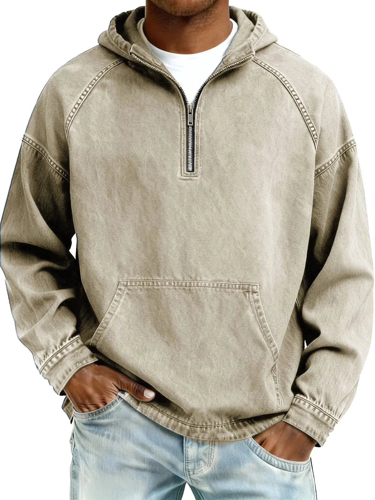 Beeckhoven™ | Vintage Heren Trui Met Capuchon