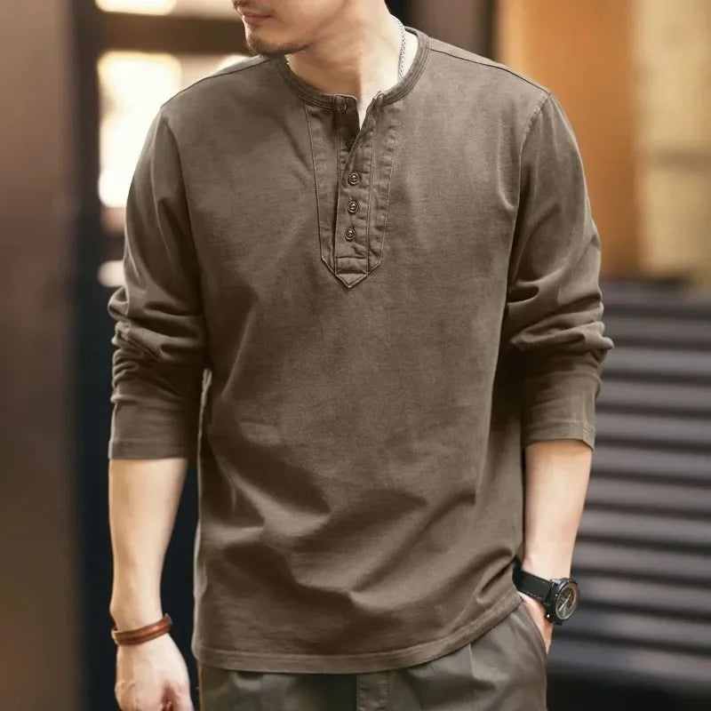 Beeckhoven™ | Retro Shirt Met Lange Mouwen