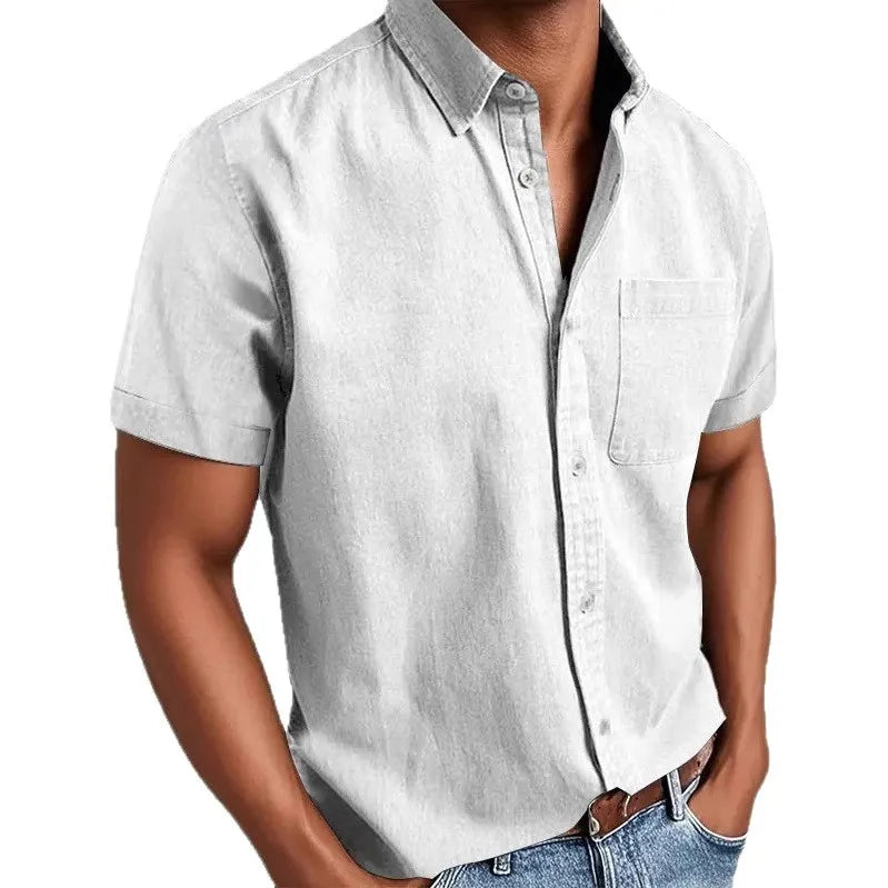 Beeckhoven™ | Elegant Heren Overhemd Met Korte Mouwen