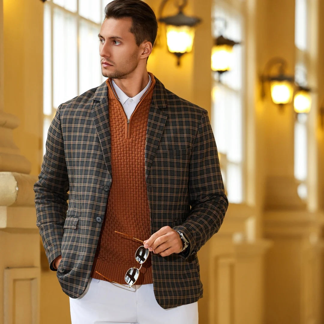 Beeckhoven™ | Wafelgebreide Heren Trui