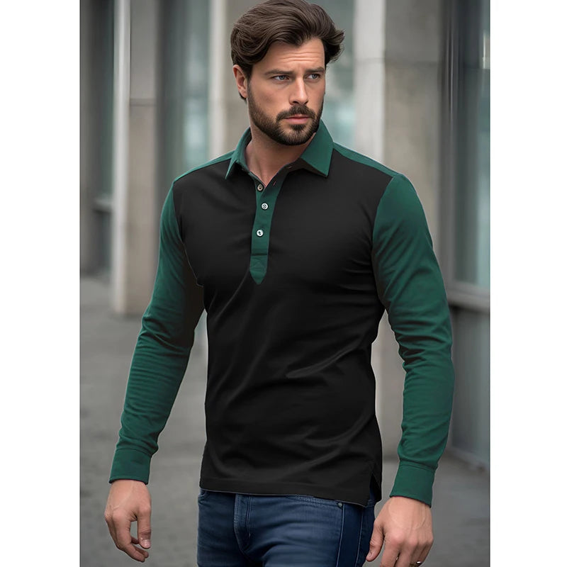 Beeckhoven™ |  Casual Polo Met Lange Mouwen
