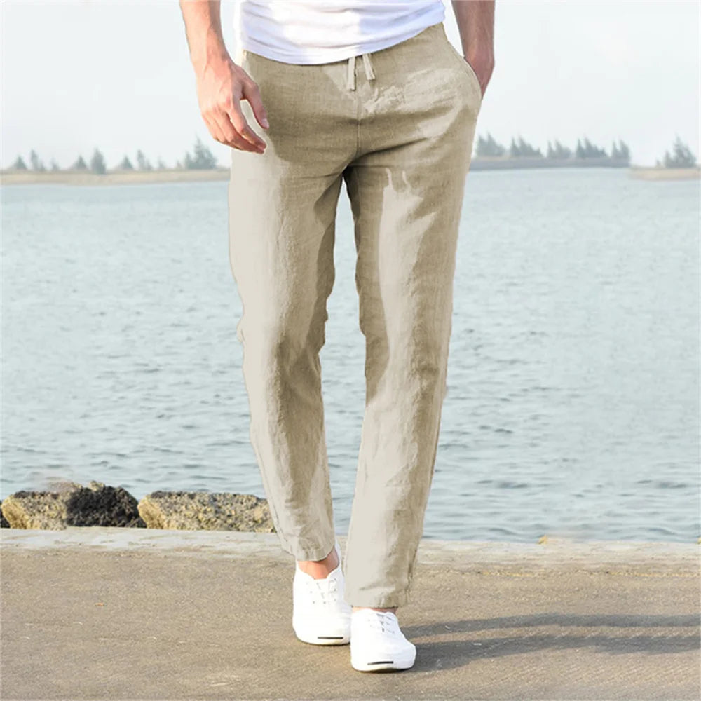 Beeckhoven™ | Katoenen Linnen Broek