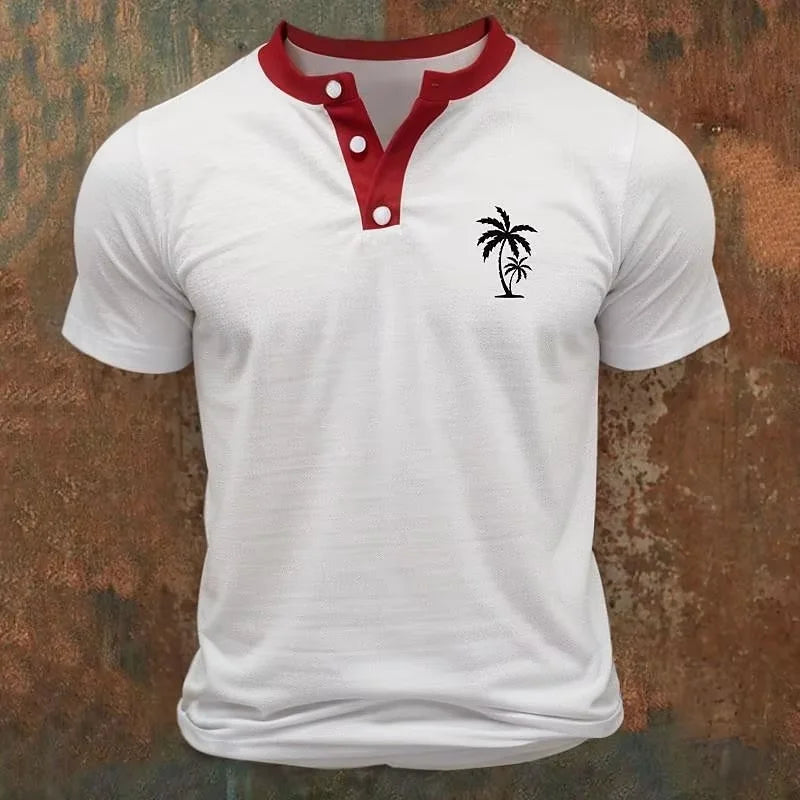 Beeckhoven™ | Heren Zomershirt Met Palmboomdetail