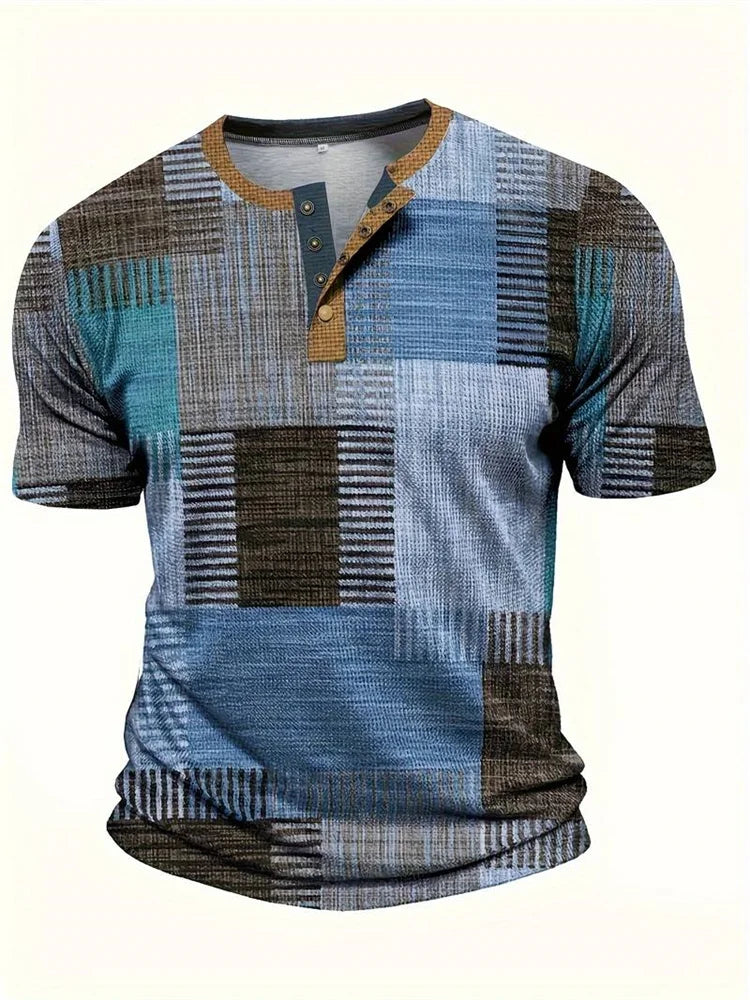 Beeckhoven ™ | Kleurrijk Heren Shirt Met Korte Mouwen