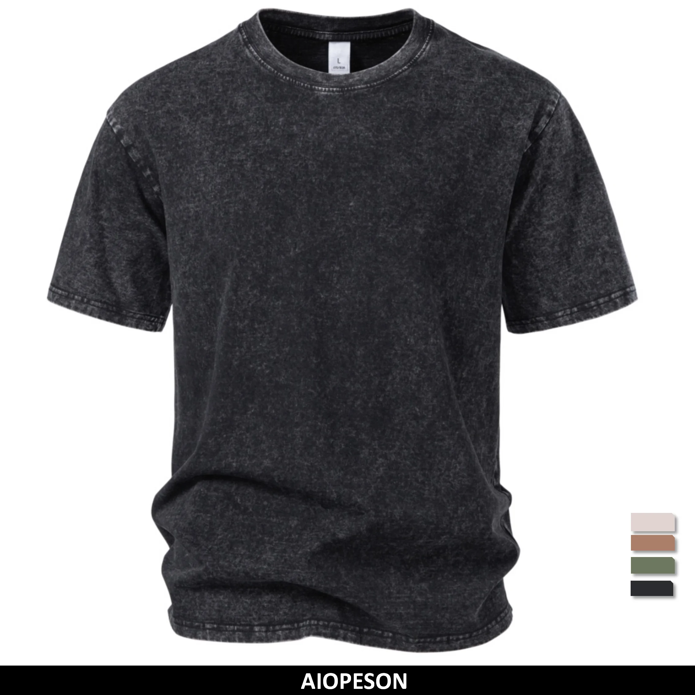 Beeckhoven™ | 100% Katoen Vintage Gewassen T-Shirt
