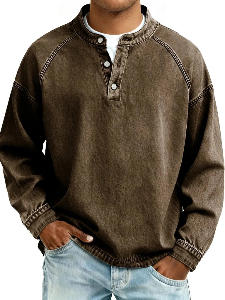 Beeckhoven™ | Vintage Heren Shirt Met Knopen