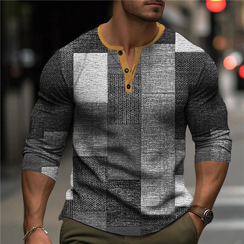 Beeckhoven™ | Kleurrijk Shirt Met Lange Mouwen