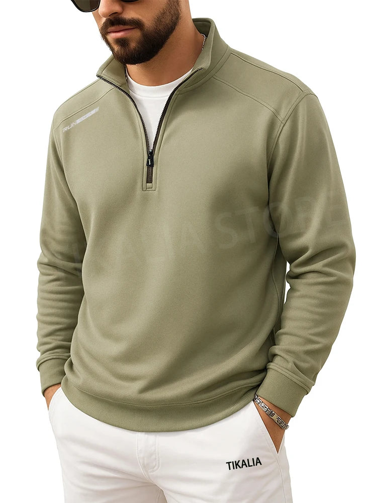 Beeckhoven™ | Herensweatshirt Met Halve Rts