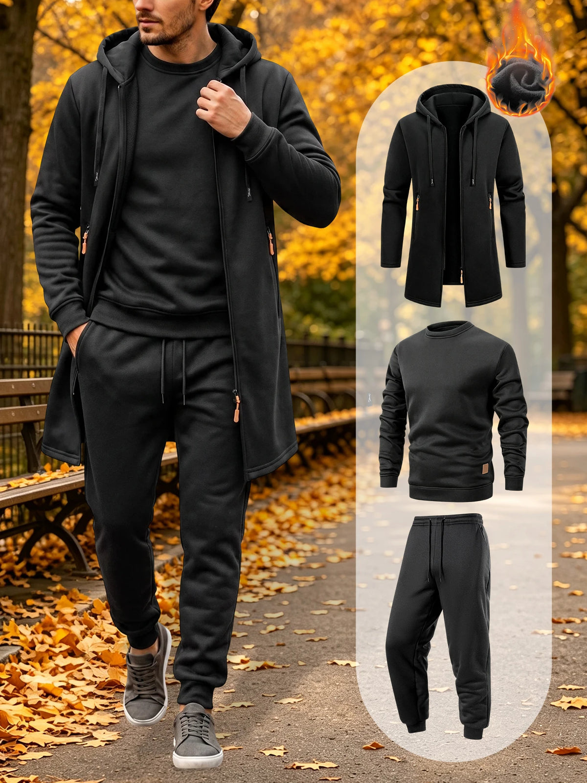 Beeckhoven™ | Comfortabele 3-Delige Fleece Set