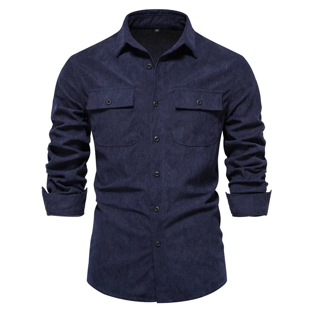 Beeckhoven™ | Corduroy Shirt Met Lange Mouwen