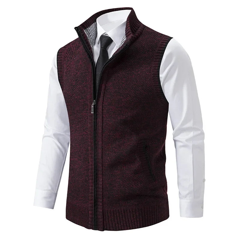 Beeckhoven™ | Heren Gebreid Vest – Warme Herfststijl zonder Mouwen