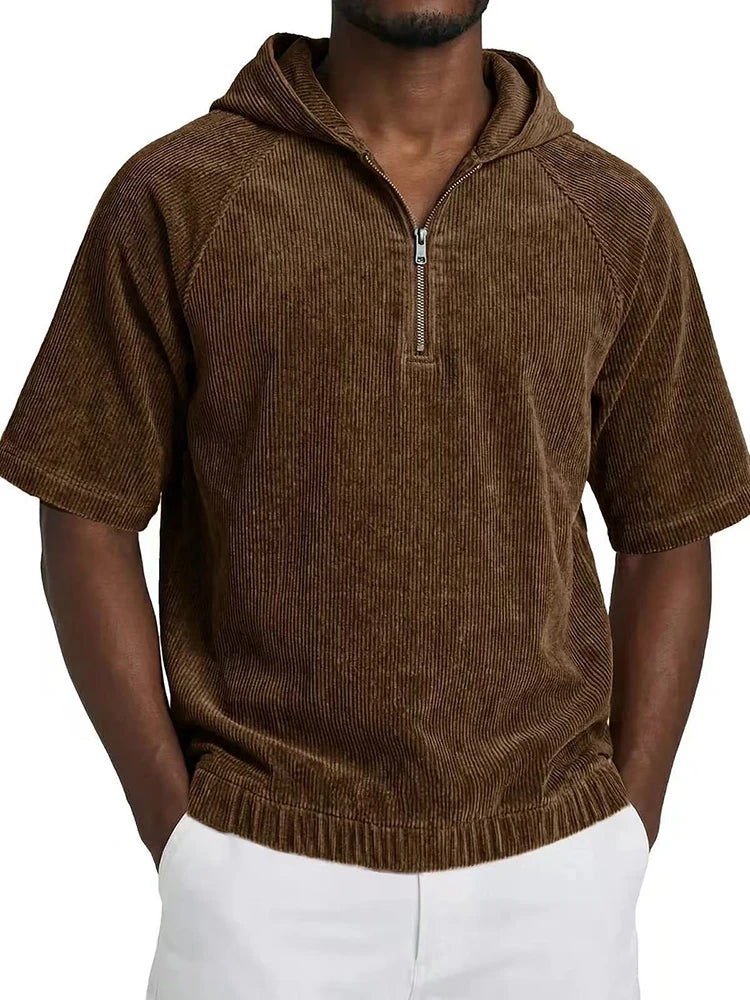 Beeckhoven™ | Corduroy Mannen Shirt Met Capuchon