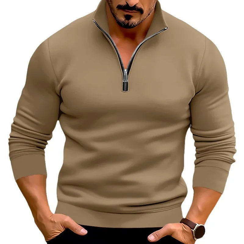 Beeckhoven™ | Casual Mannen Trui Met Kraag