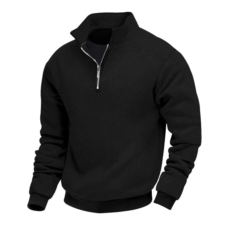 Beeckhoven™ | Casual Heren Trui Met Visgraatdesign