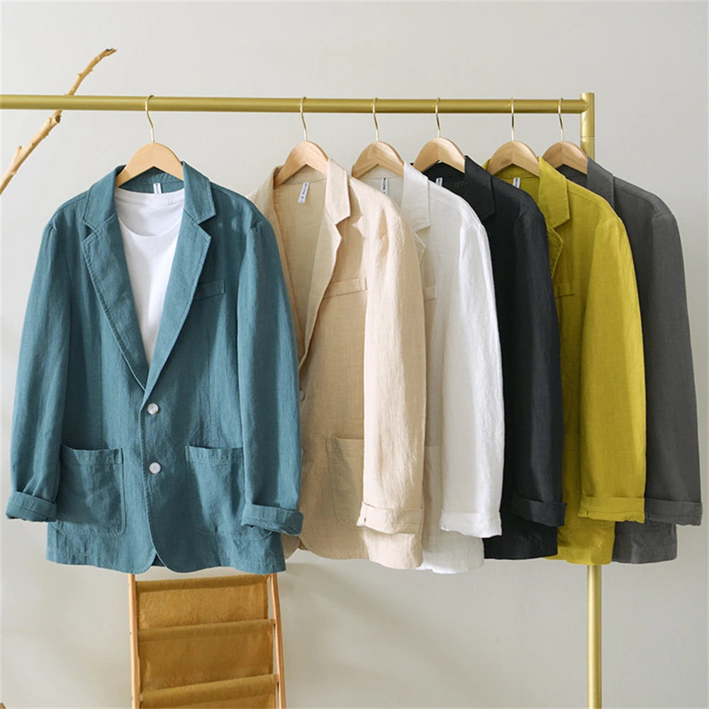 Beeckhoven™ | Linnen Heren Zomerblazer