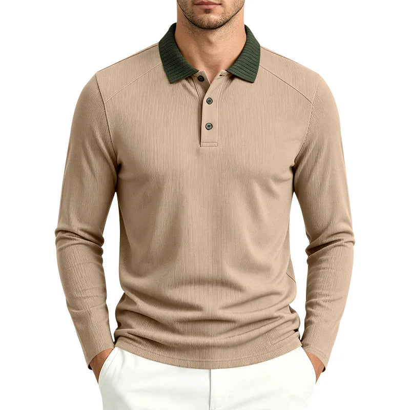 Beeckhoven™ | Casual Poloshirt Met Lange Mouwen