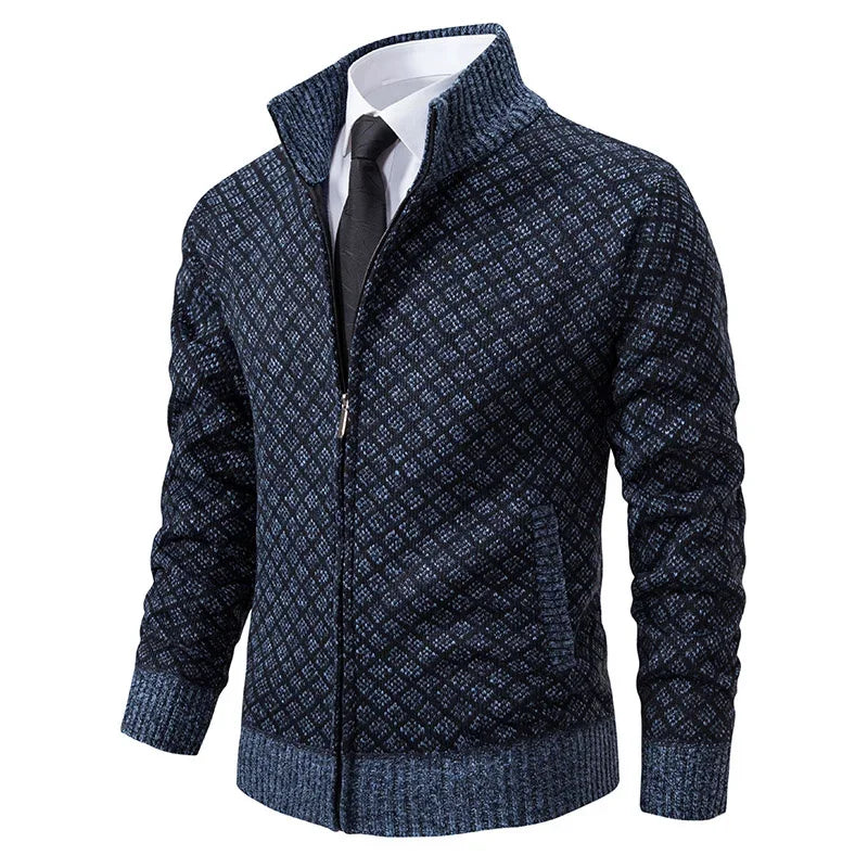 Beeckhoven™ | Elegant Heren Fleece Vest met Ruitpatroon