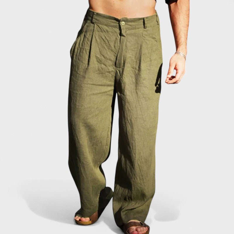 Beeckhoven™ | Oversized Linnen Broek