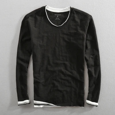 Beeckhoven™ | Katoenen Mannen Shirt Met Lange Mouwen