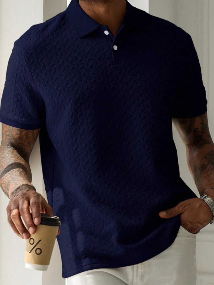 Beeckhoven™ | Casual Getextureerde Polo