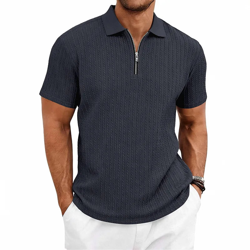 Beeckhoven™ | Moderne Zomer Polo Met Rits