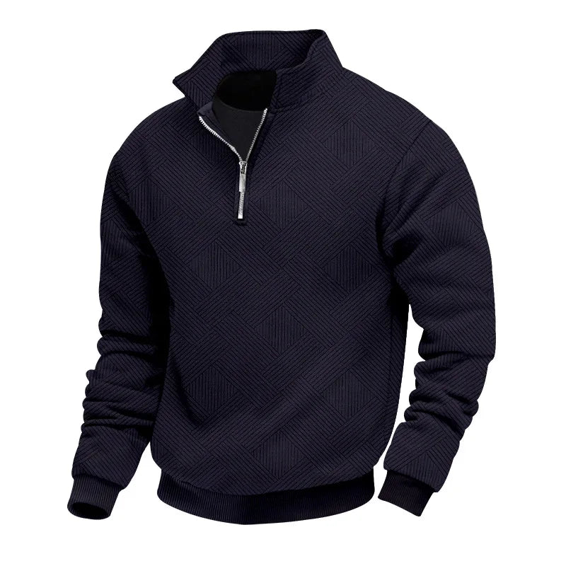 Beeckhoven™ | Casual Heren Trui Met Visgraatdesign