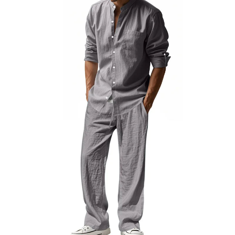 Beeckhoven™ | Comfortabele Linnen Heren Set
