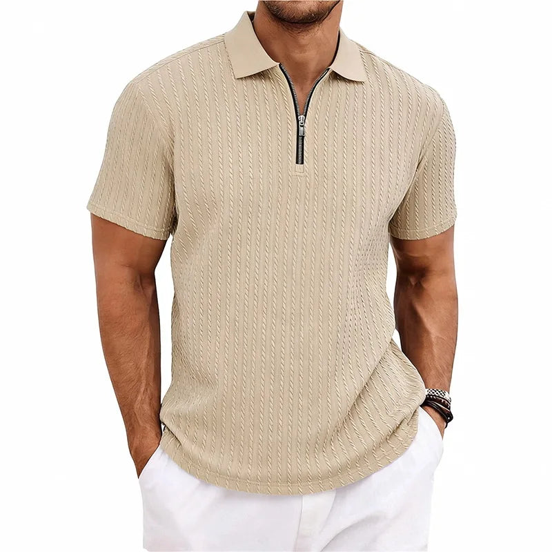 Beeckhoven™ | Moderne Zomer Polo Met Rits