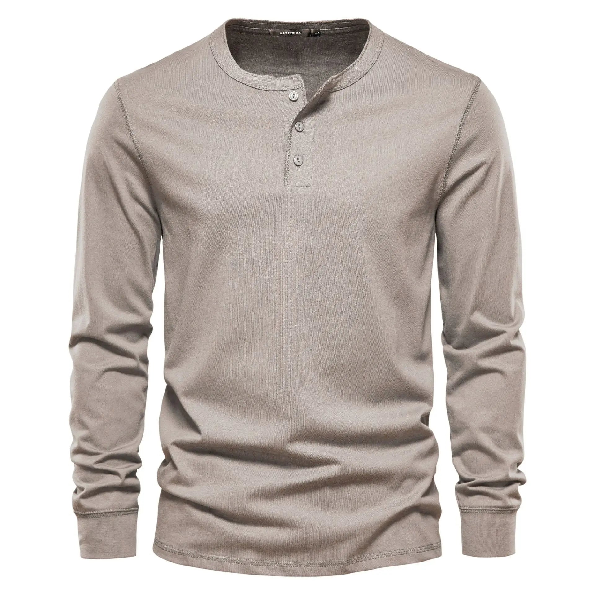 Beeckhoven™ | Stijlvol Katoenen Heren Shirt Met Lange Mouwen