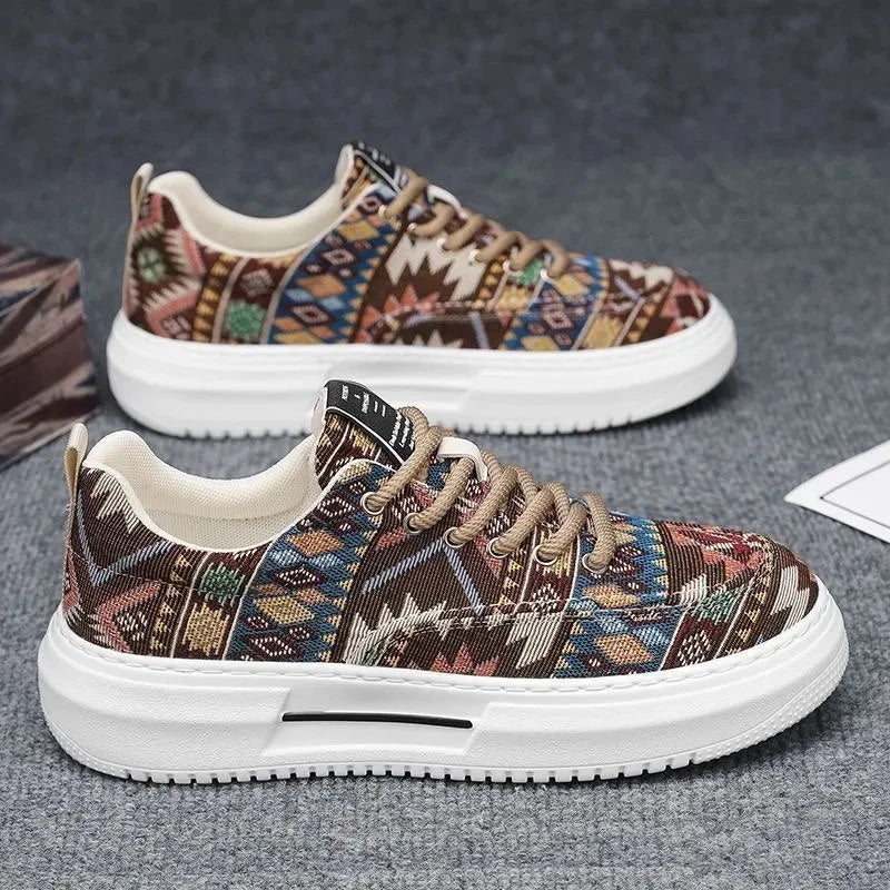 Beeckhoven ™ | Kleurrijke Retro Heren Sneakers