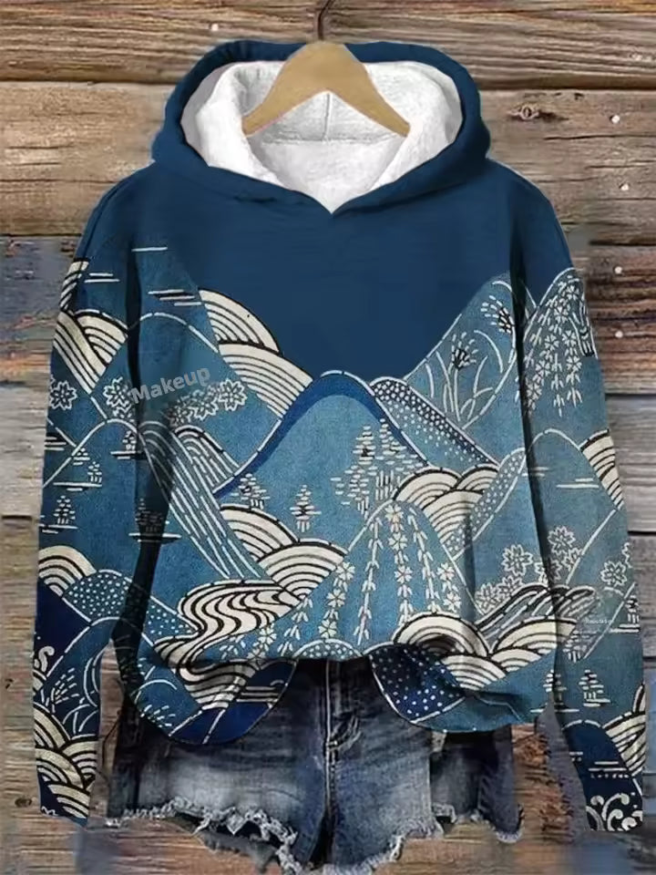 Beeckhoven™ | Sierlijke Berglandschap Hoodie