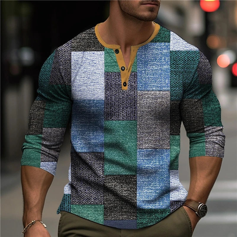 Beeckhoven™ | Kleurrijk Shirt Met Lange Mouwen