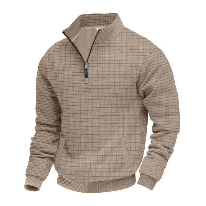 Beeckhoven™ | Mannen Sweatshirt Met Wafelpatroon
