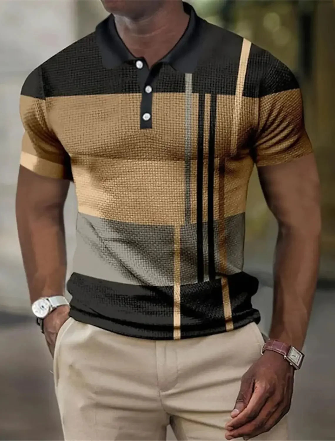 Beeckhoven™ | Gestreept Casual Poloshirt