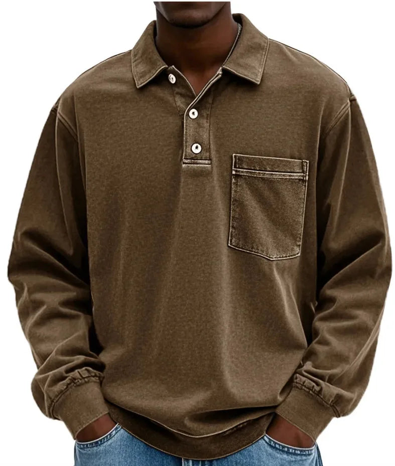 Beeckhoven™ | Casual Poloshirt Met Lange Mouwen