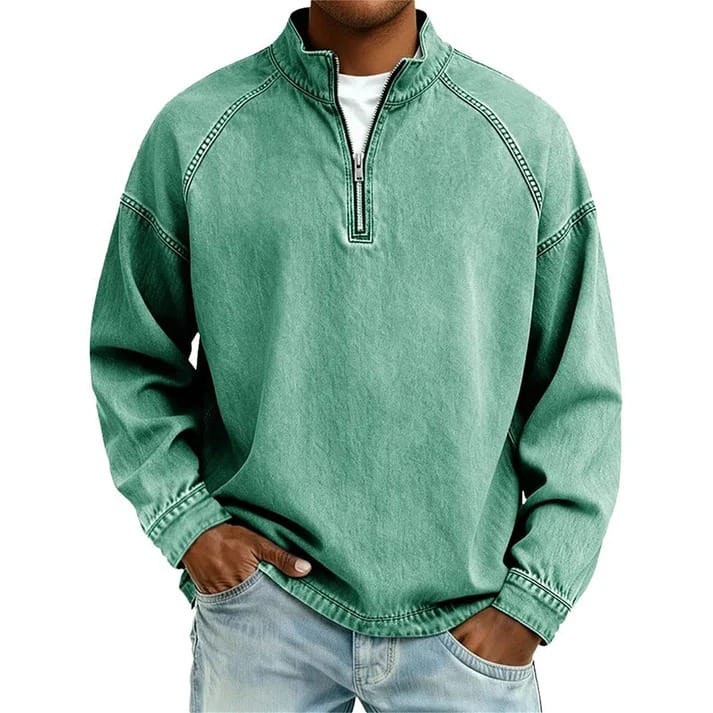 Beeckhoven™ | Vintage Heren Shirt Met Lange Mouwen