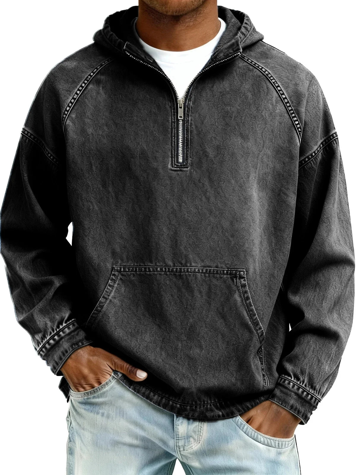 Beeckhoven™ | Vintage Heren Trui Met Capuchon