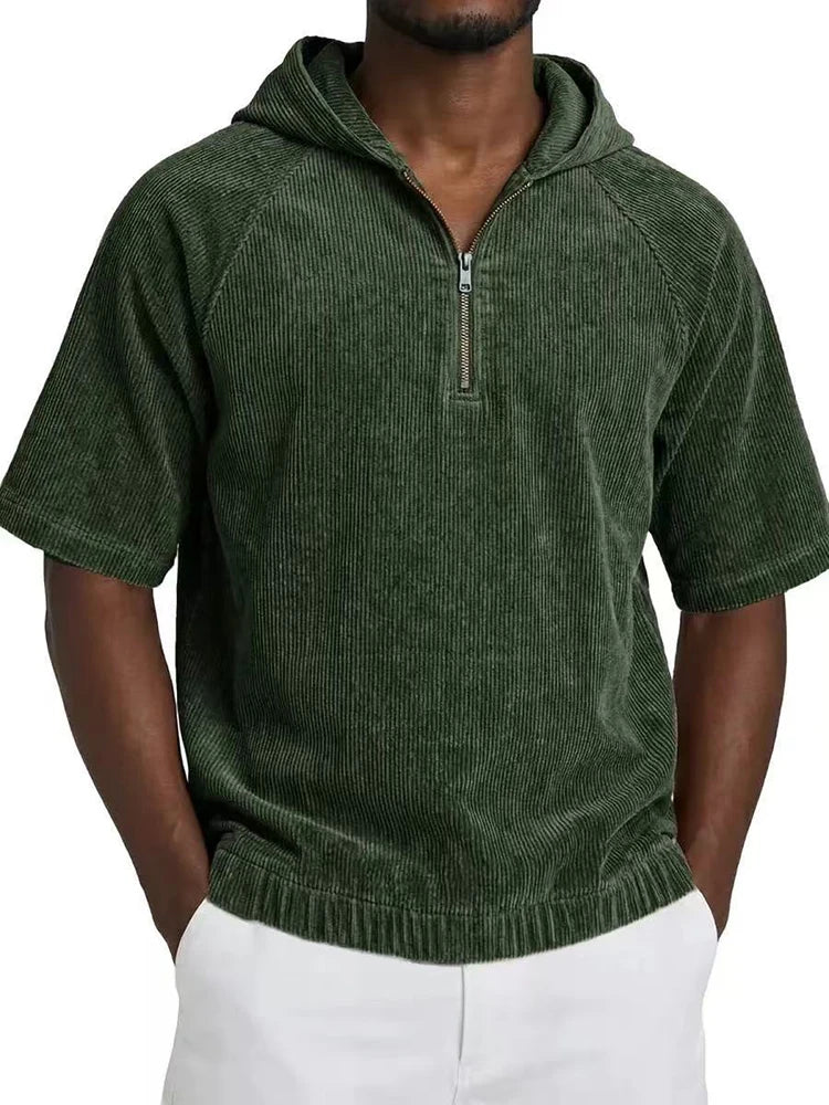 Beeckhoven™ | Corduroy Mannen Shirt Met Capuchon