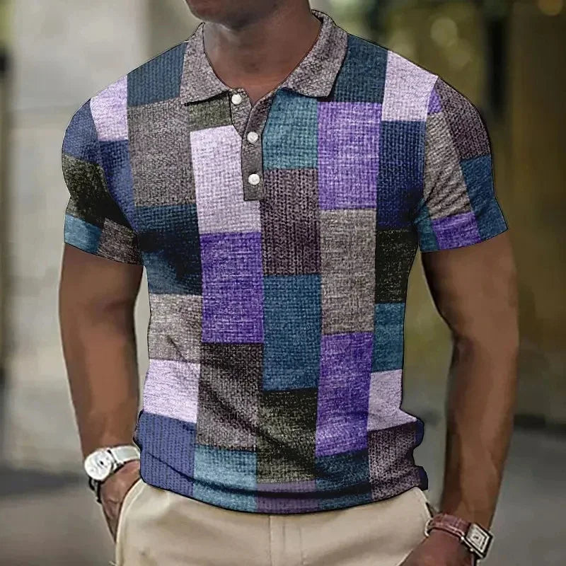 Beeckhoven ™ | Stijlvol Poloshirt Met Ruitjesprint