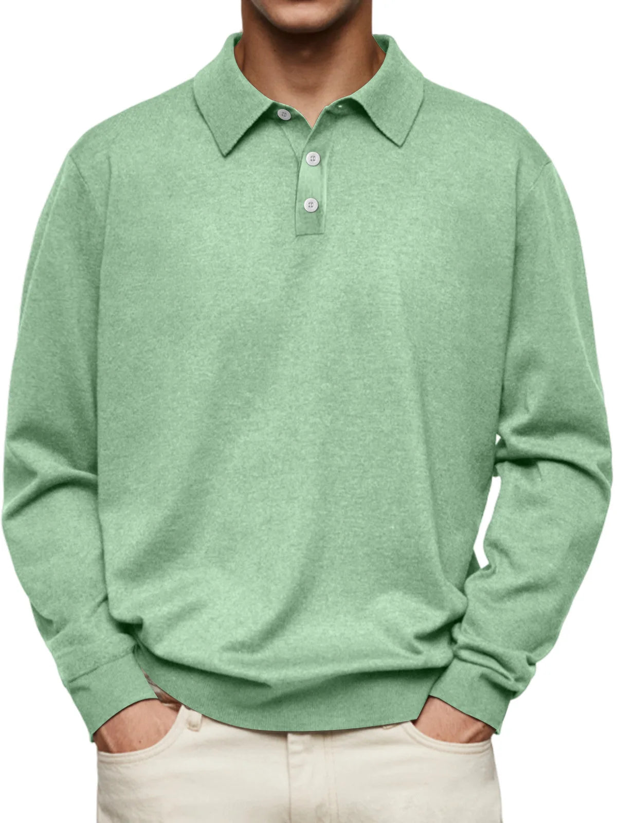Beeckhoven™ | Alledaags Poloshirt met Lange Mouwen