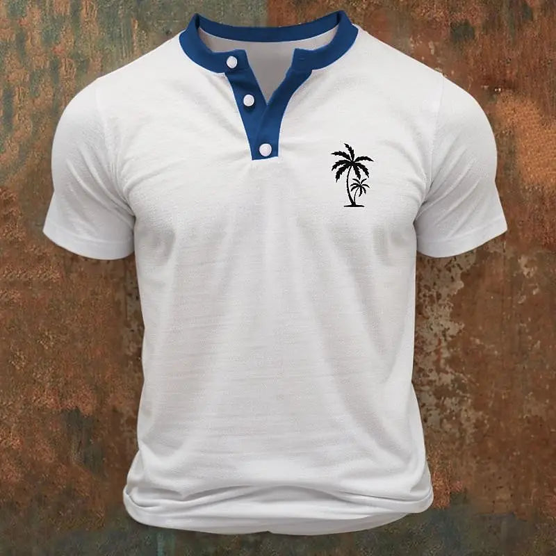 Beeckhoven™ | Heren Zomershirt Met Palmboomdetail