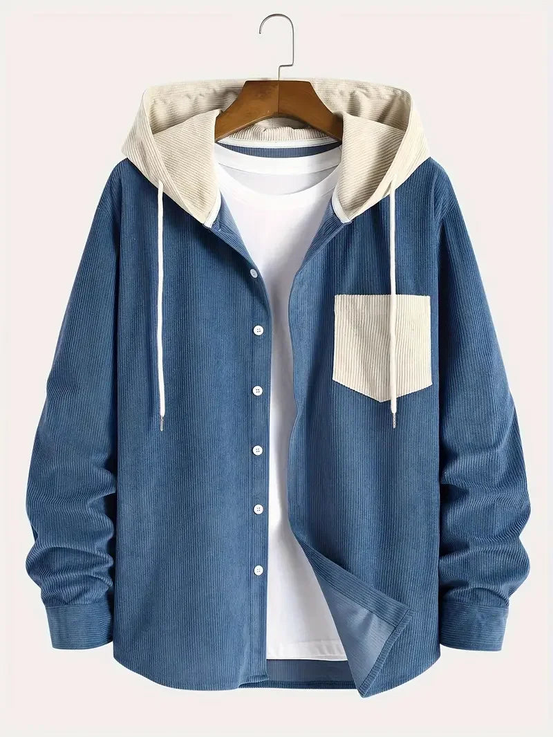 Beeckhoven™ | Comfortabel Corduroy Vest met Capuchon