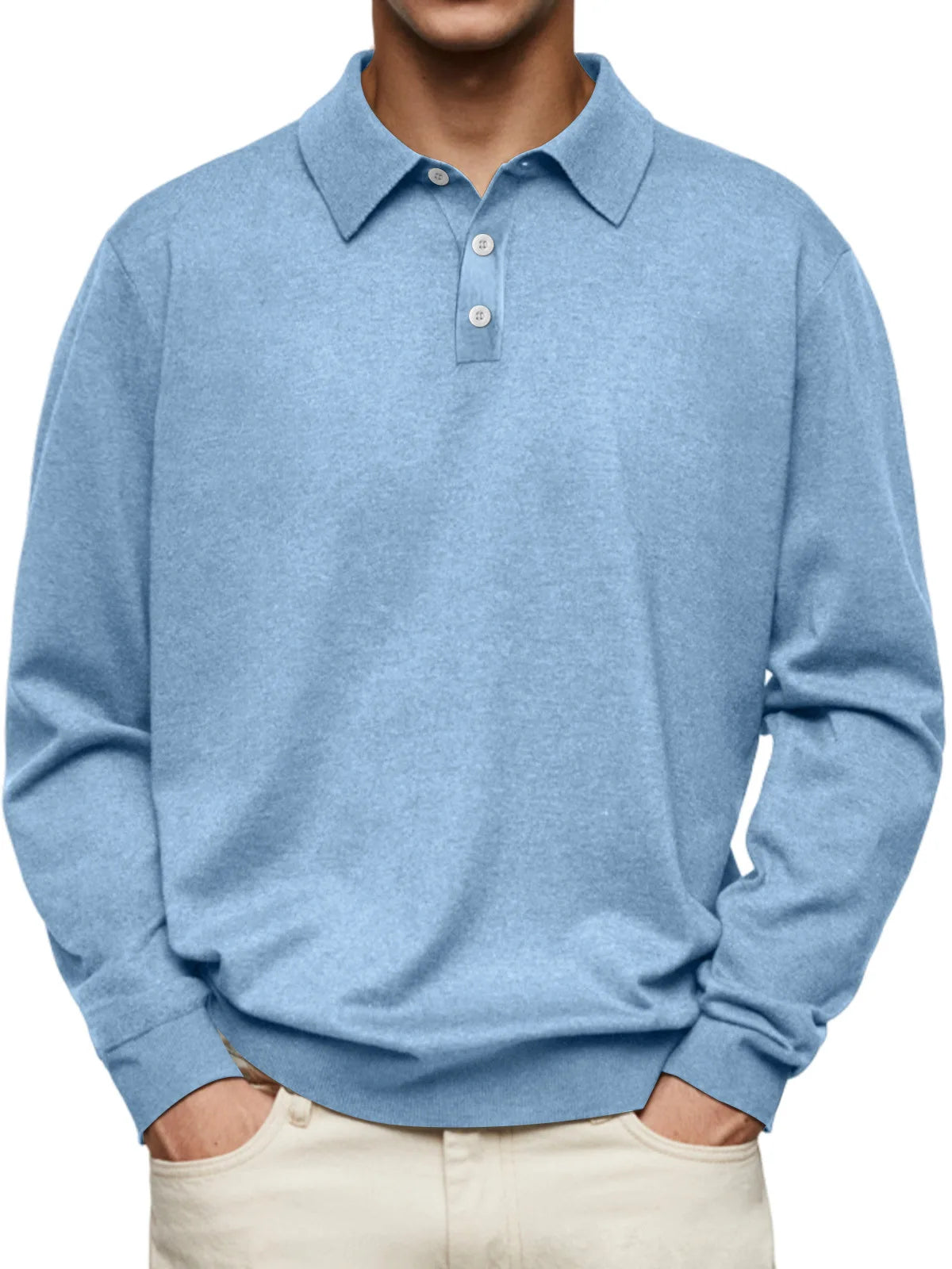 Beeckhoven™ | Alledaags Poloshirt met Lange Mouwen