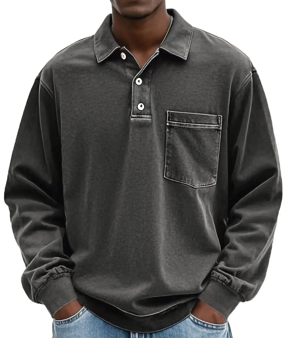 Beeckhoven™ | Casual Poloshirt Met Lange Mouwen